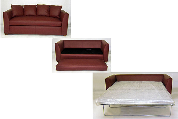 Brighton Leather Sofa Bed
