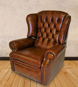 'Bloomsbury' Leather Recliner Chair