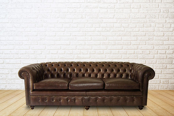 Classic Chesterfield Sofa 4-Seater