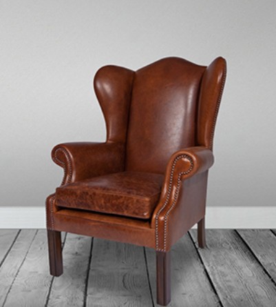 Winged Chairs Kent Kingsgate Furniture, Wing Back Leather Chairs
