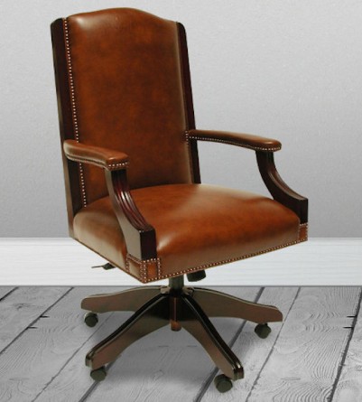 'Conference' Leather Swivel Chair